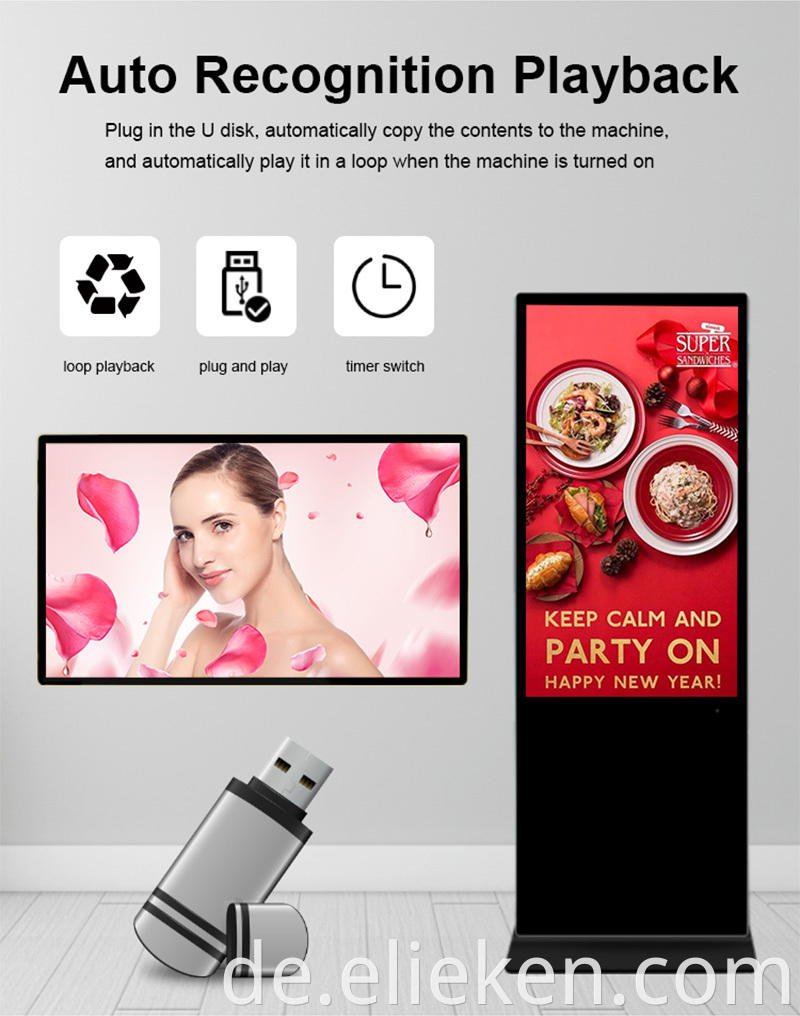 Floor Stand Advertising Screen